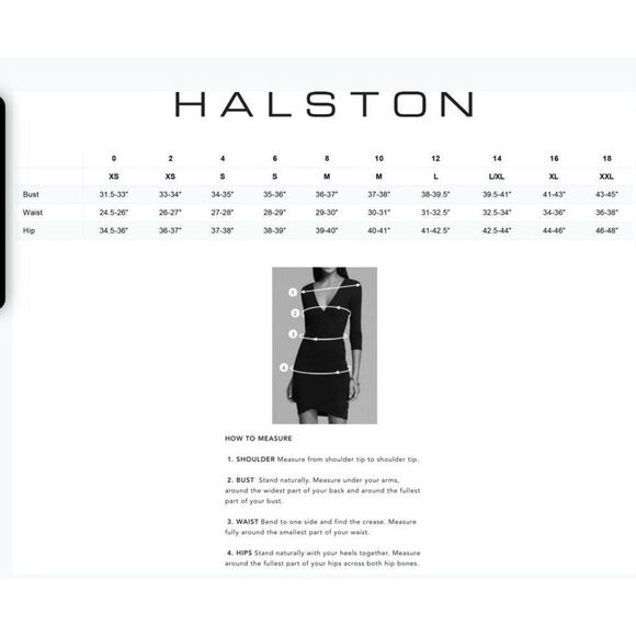 Halston RIA V NECK JERSEY DRESS -14 - Picture 9 of 9